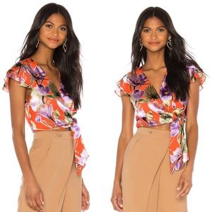 Alice and Olivia floral top